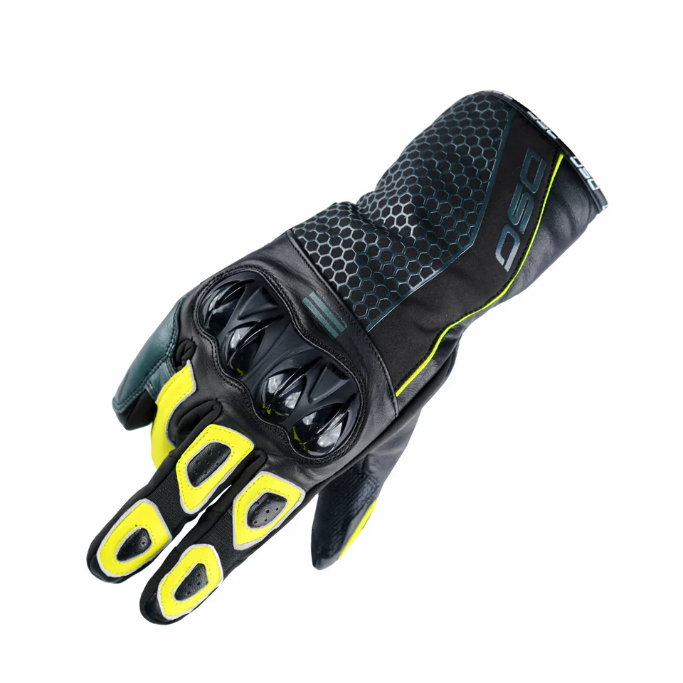 DSG HYDRO V2 RIDING GLOVE BLACK YELLOW FLUO