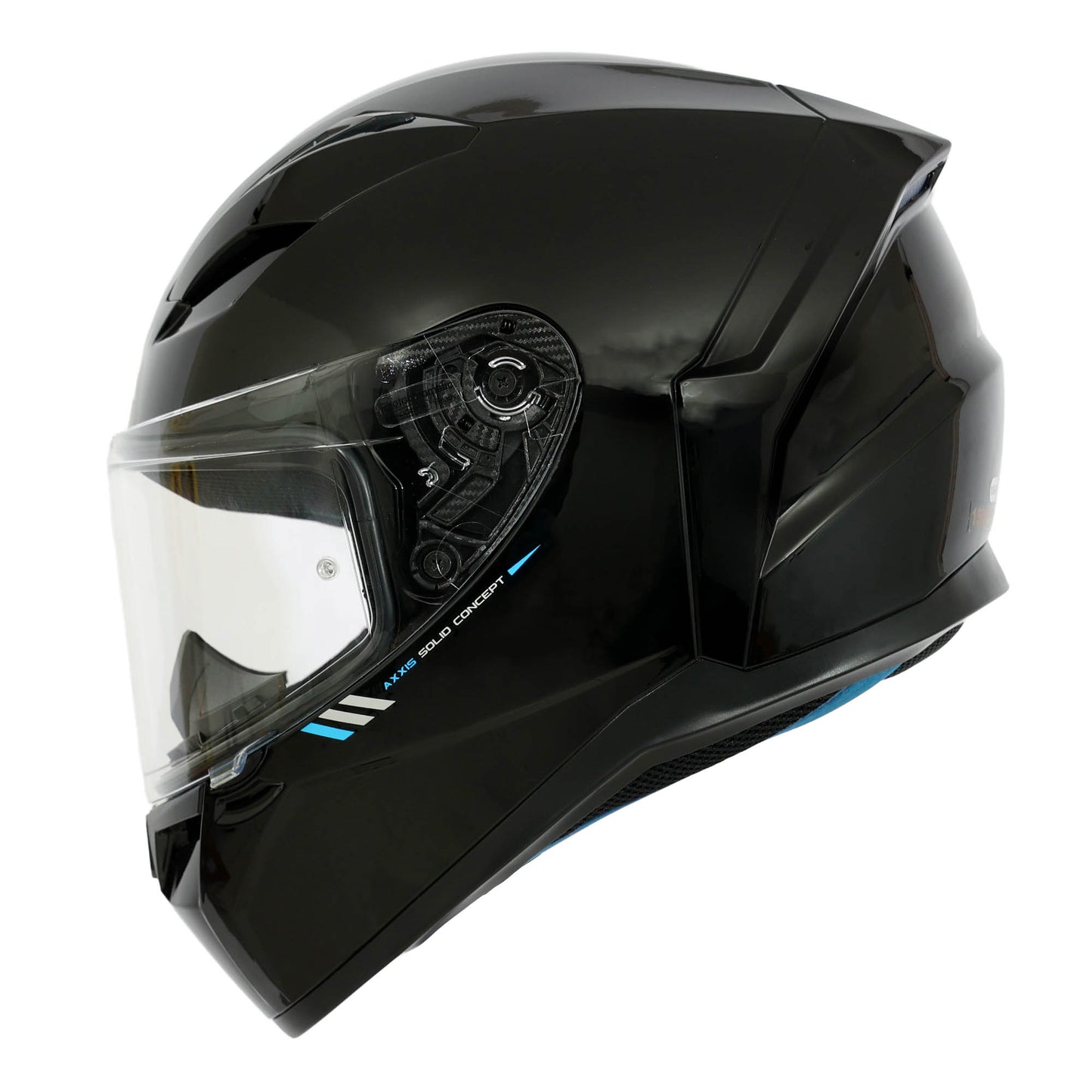 AXXIS FF109BSV EAGLE SV (SPOILER) SOLID A1 HELMET - GLOSS BLACK