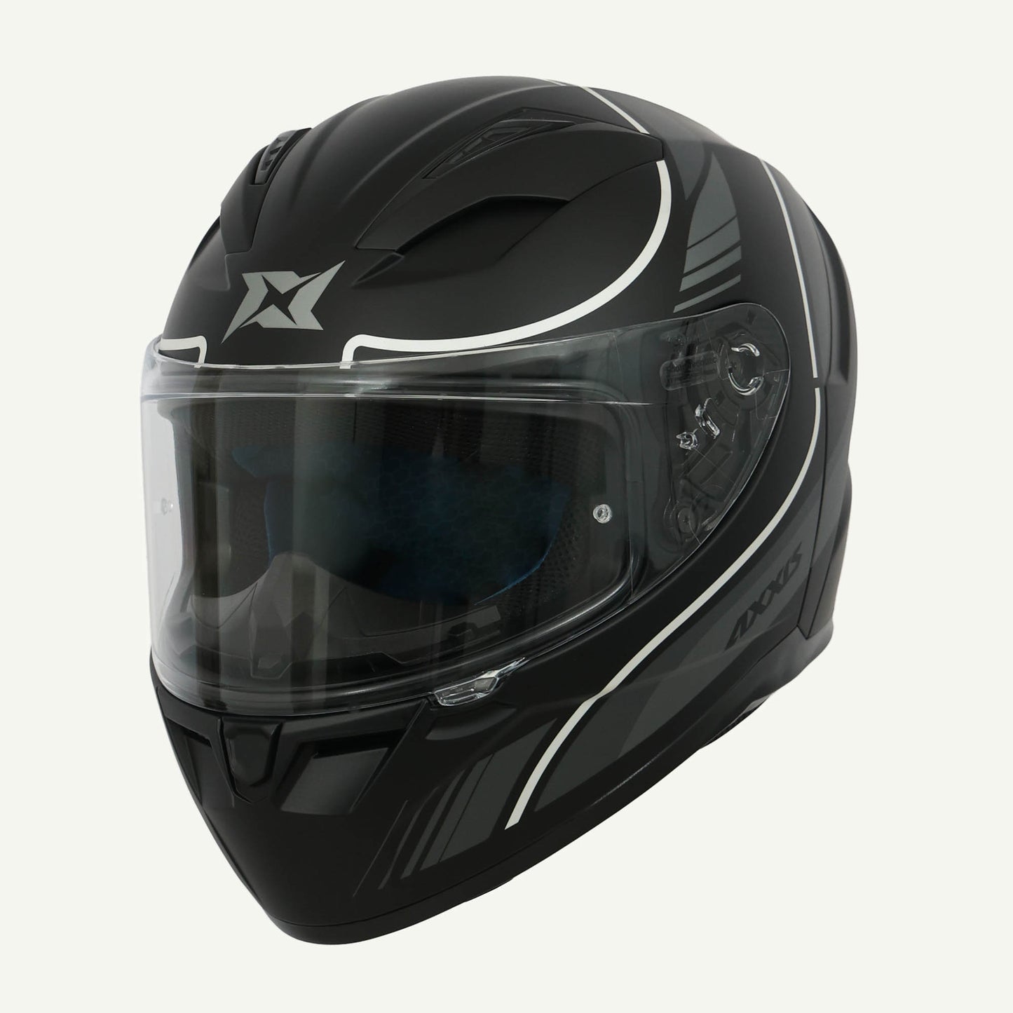 AXXIS FF117B SEGMENT SOLID A1 HELMET - MATT BLACK