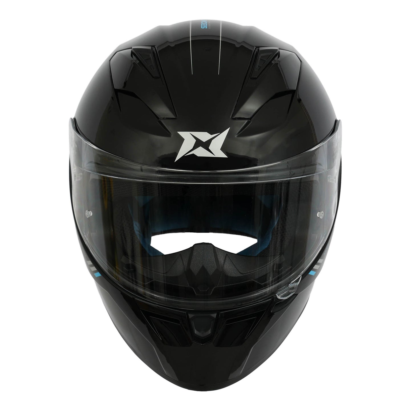 AXXIS FF109BSV EAGLE SV (SPOILER) SOLID A1 HELMET - GLOSS BLACK