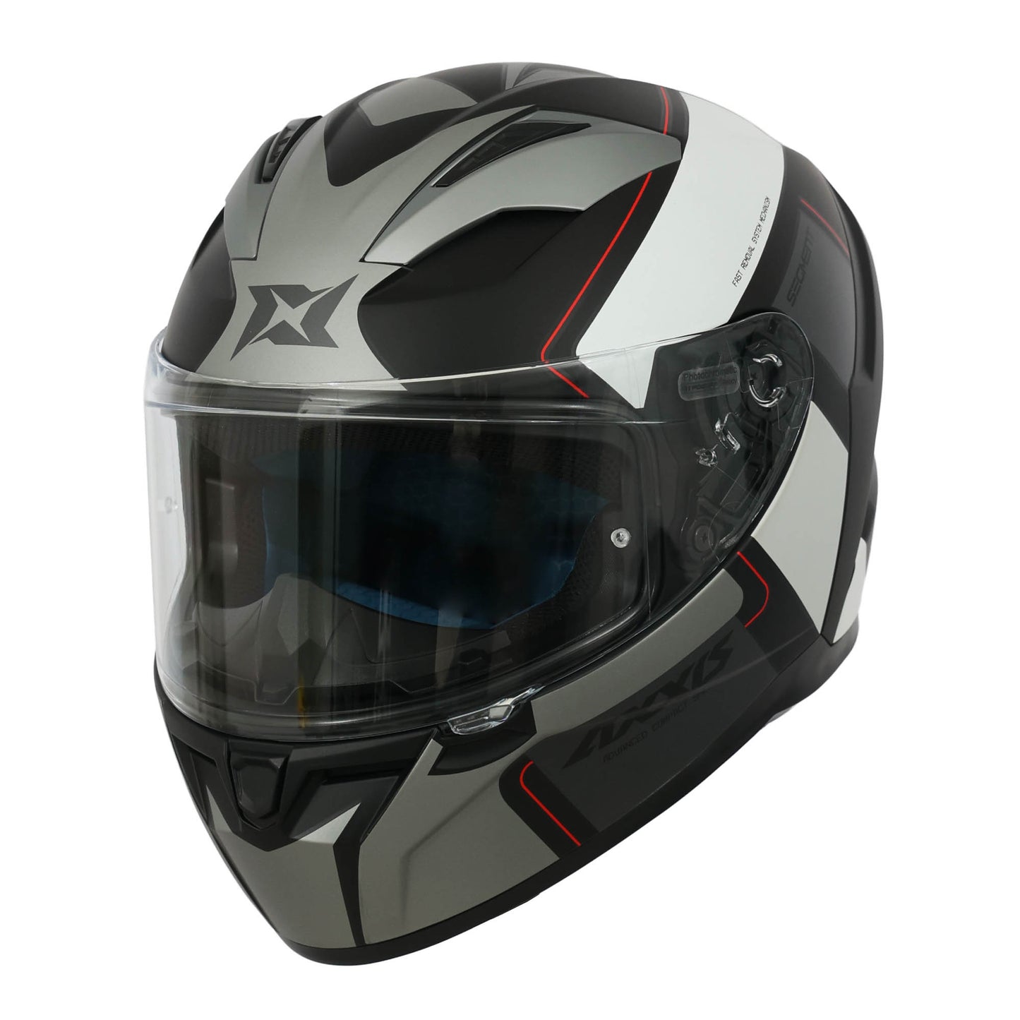 AXXIS FF117B SEGMENT X GENERATION SOLID B2 HELMET - MATT