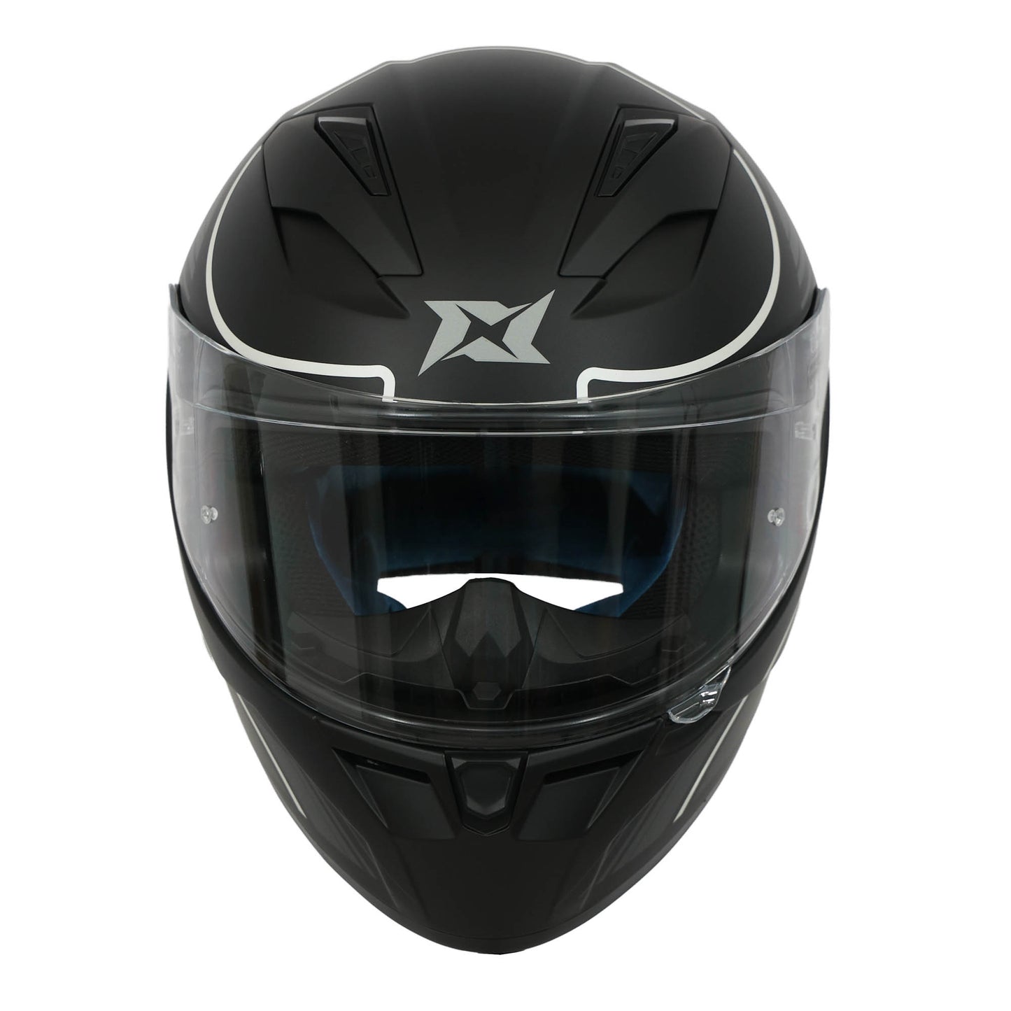 AXXIS FF117B SEGMENT SOLID A1 HELMET - MATT BLACK
