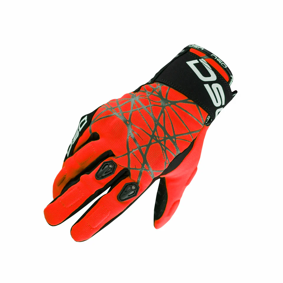 DSG PHOENIX AIR RIDING GLOVE - BLACK WHITE RED