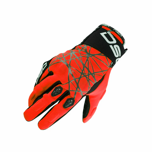 DSG PHOENIX AIR RIDING GLOVE - BLACK WHITE RED