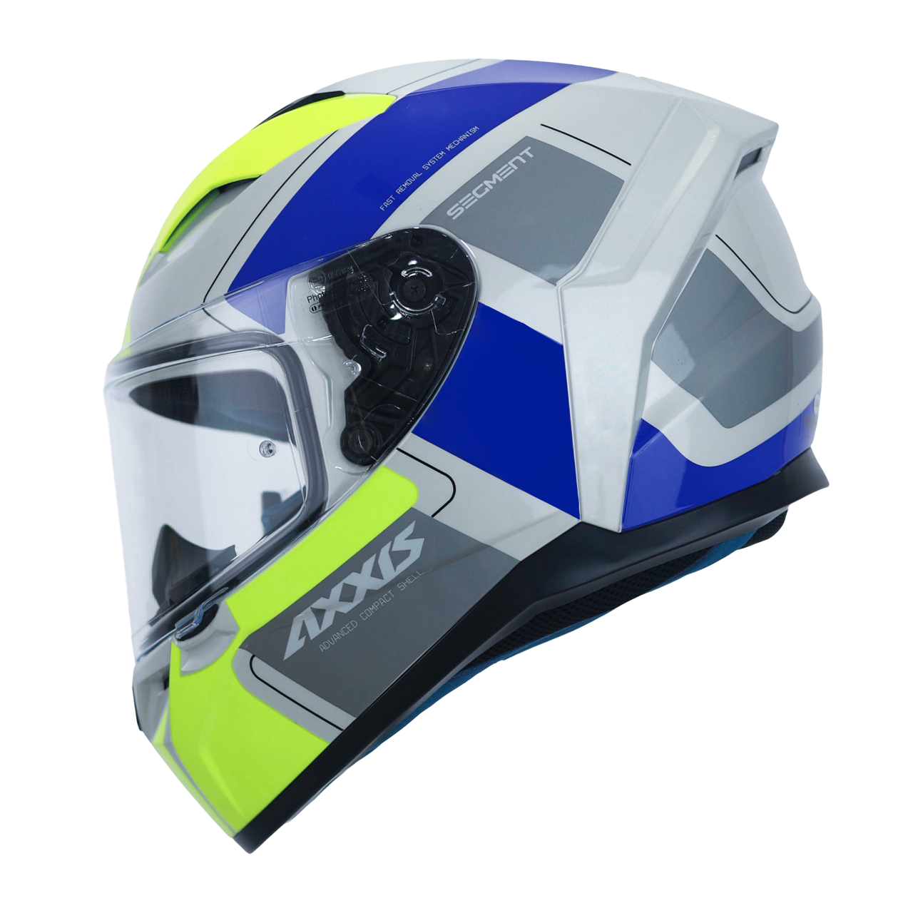 AXXIS FF117B SEGMENT VANTAGE D3 FLUOR HELMET - GLOSS