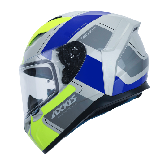 AXXIS FF117B SEGMENT VANTAGE D3 FLUOR HELMET - GLOSS
