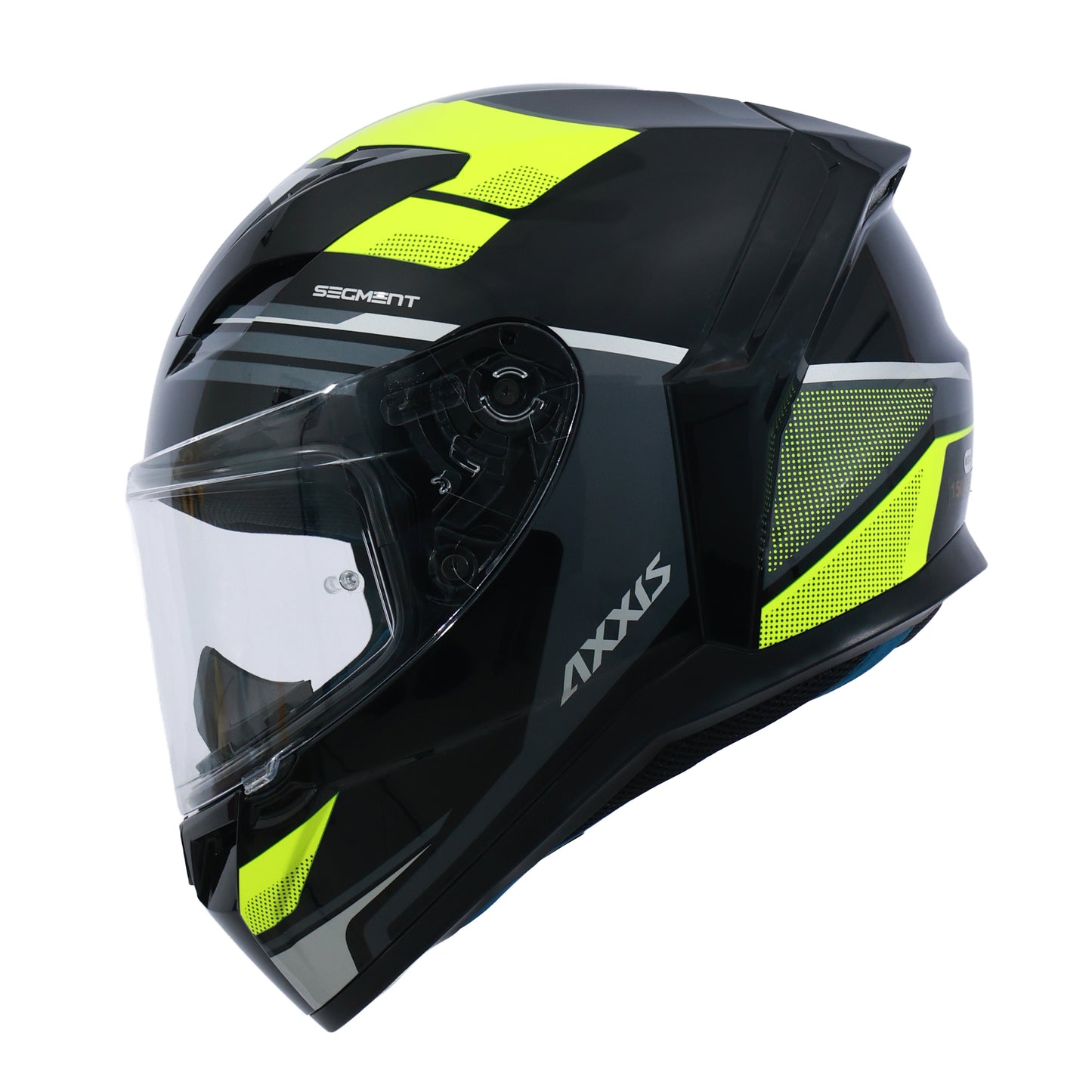 AXXIS FF117B SEGMENT VISUAL B3 HELMET - FLUOR GLOSS
