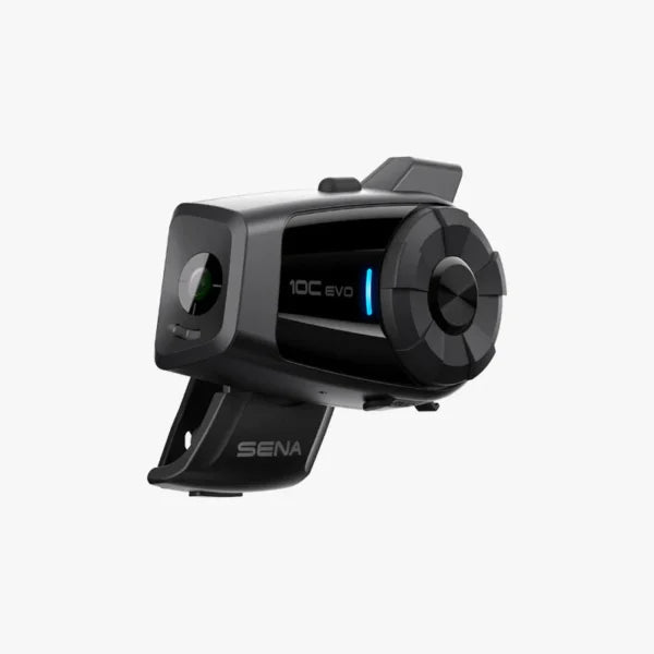 SENA 10C EVO MOTORCYCLE BLUETOOTH CAMERA & COMMUNICATION SYSTEM WITH HD SPEAKERS