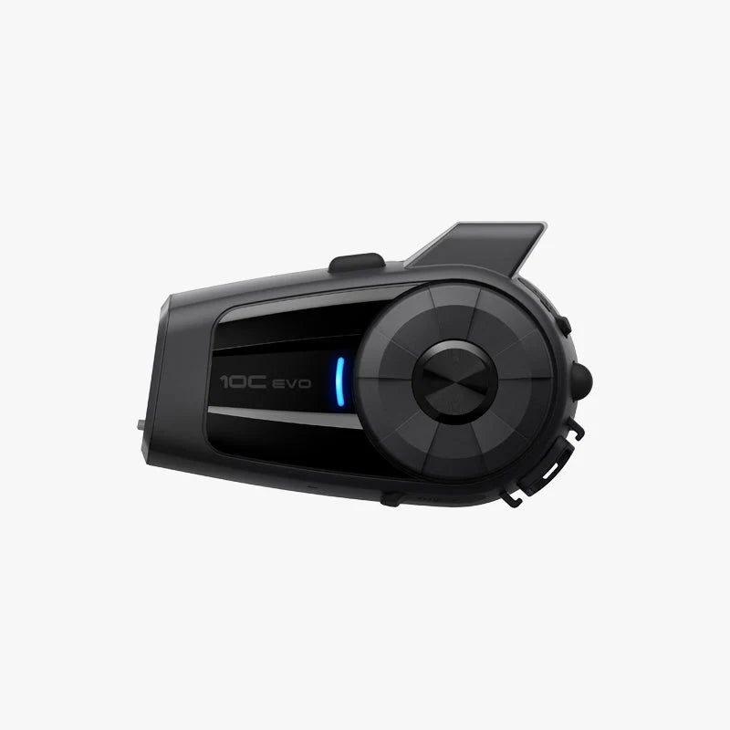 SENA 10C EVO MOTORCYCLE BLUETOOTH CAMERA & COMMUNICATION SYSTEM WITH HD SPEAKERS