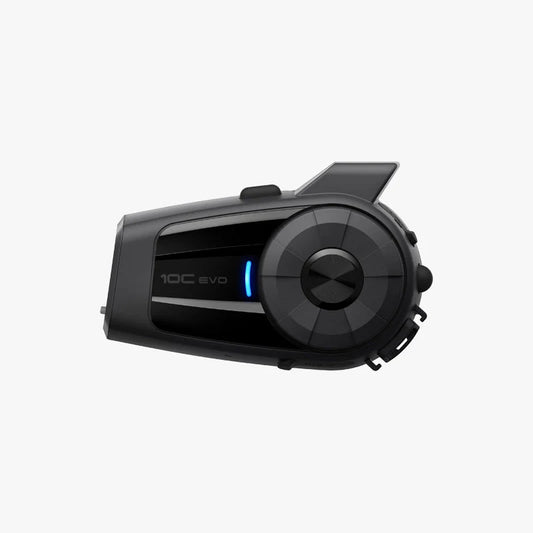 SENA 10C EVO MOTORCYCLE BLUETOOTH CAMERA & COMMUNICATION SYSTEM WITH HD SPEAKERS