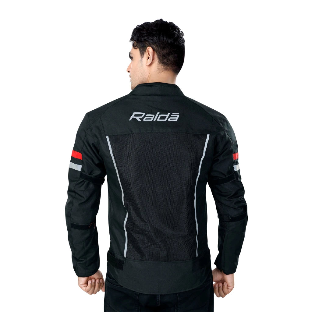 RAIDA TOURER JACKET l BLACK/RED