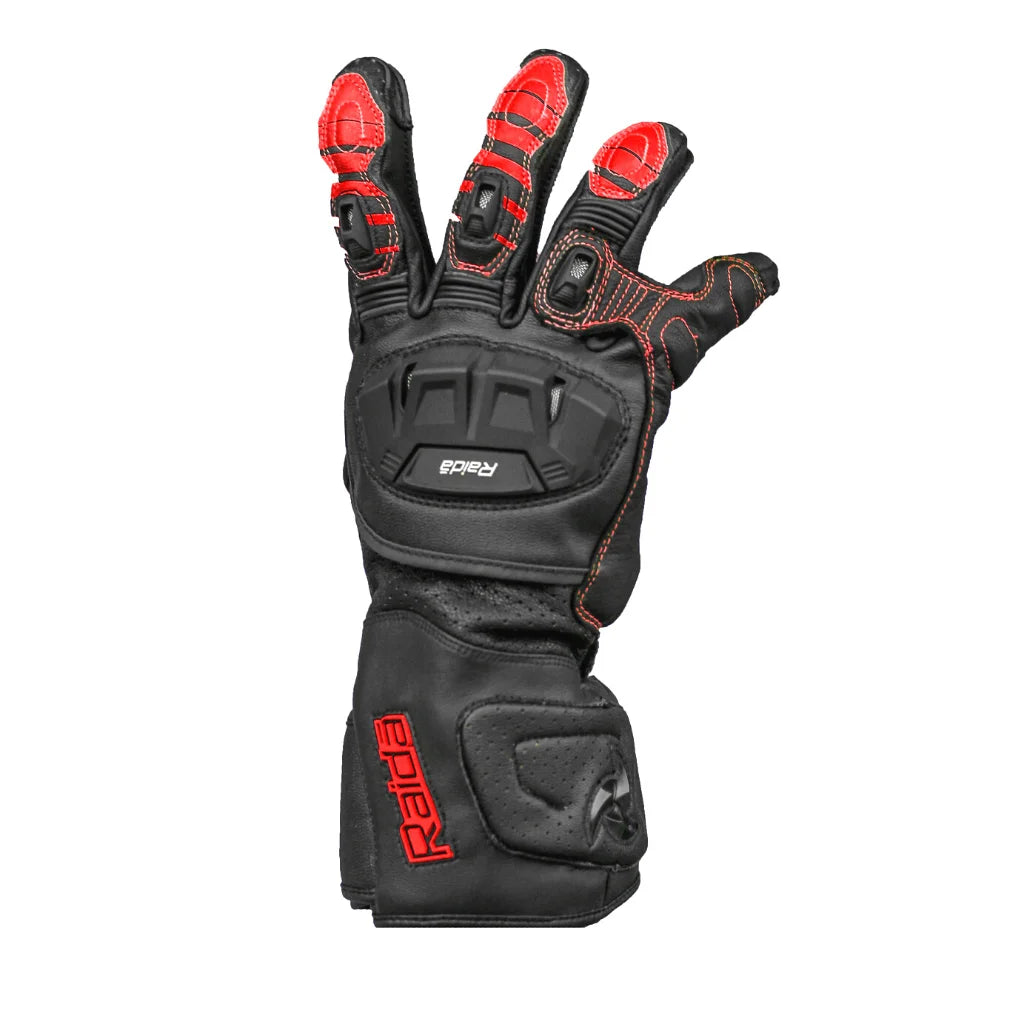 RAIDA AEROPRIX MOTORCYCLE GLOVES | RED