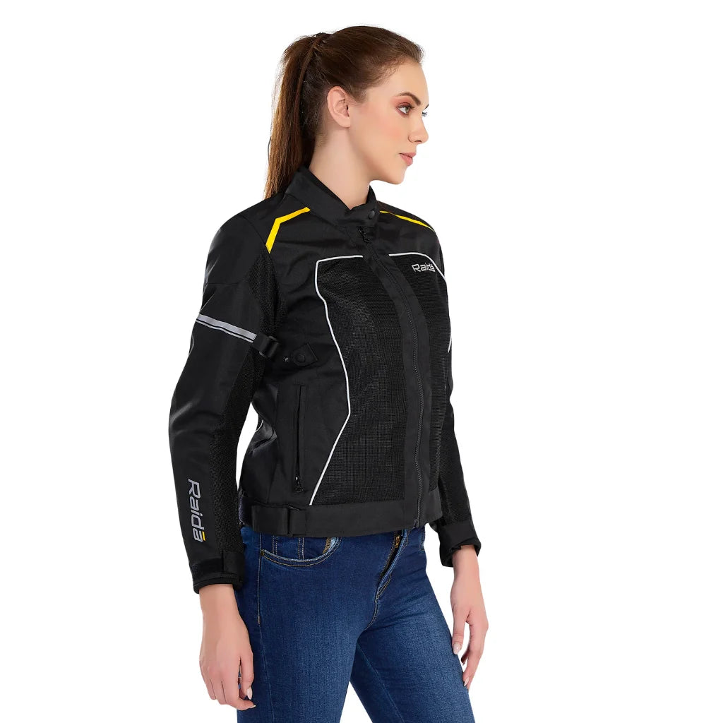 RAIDA EMPRESS WOMEN’S RIDING JACKET - HIVIZ