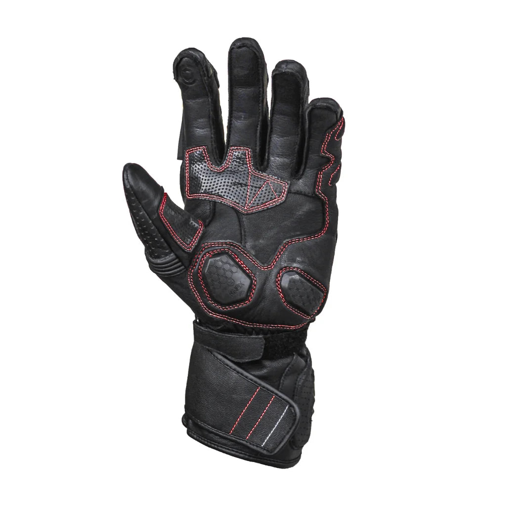 RAIDA AEROPRIX MOTORCYCLE GLOVES | RED