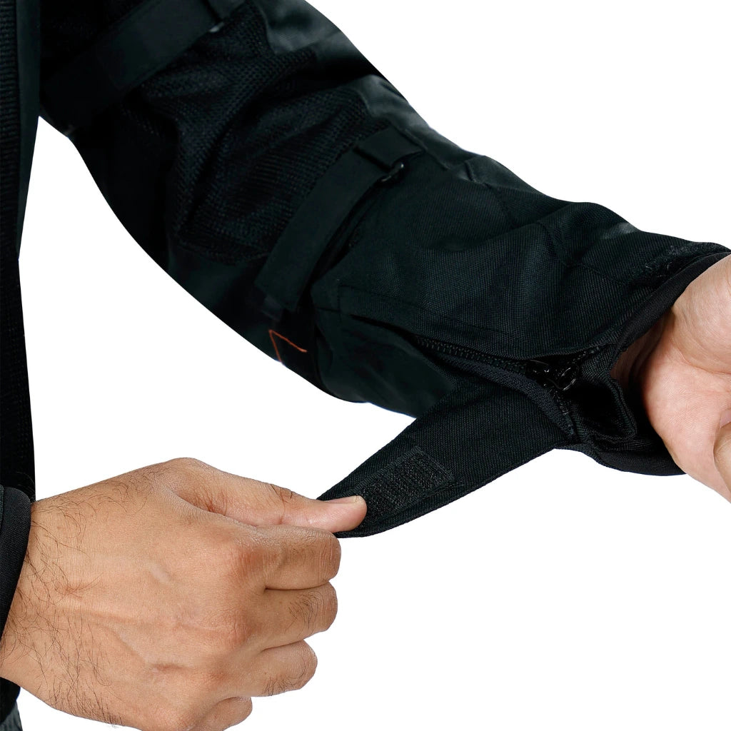 RAIDA TOURER JACKET l BLACK/HI-VIZ