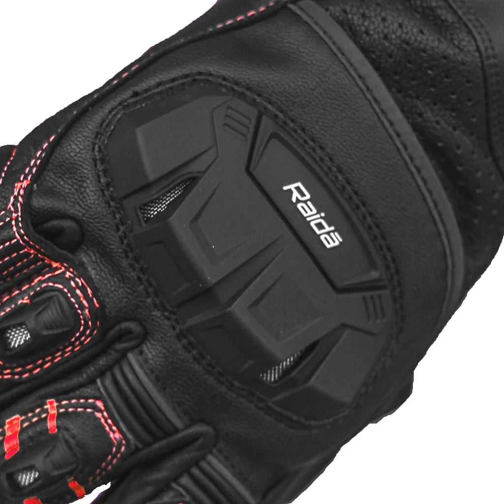 RAIDA AEROPRIX MOTORCYCLE GLOVES | RED