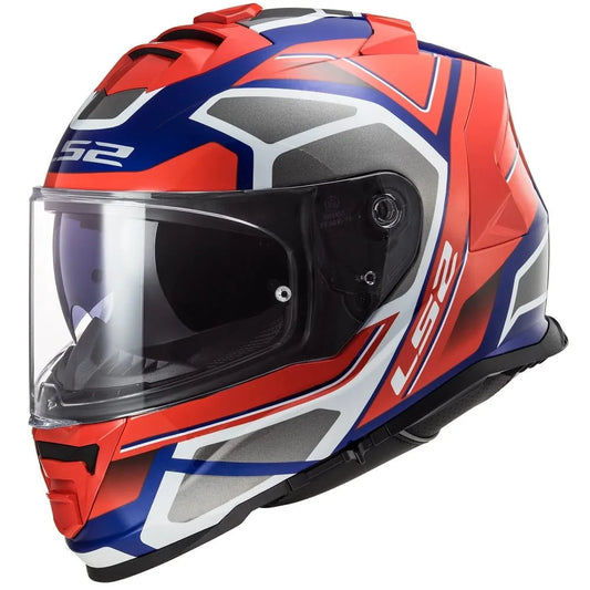 LS2 FF800 STORM HELMET -  FASTER RED BLUE MATT