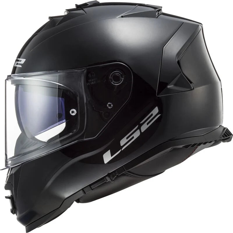 LS2 FF800 STORM II SOLID GLOSSY BLACK HELMET