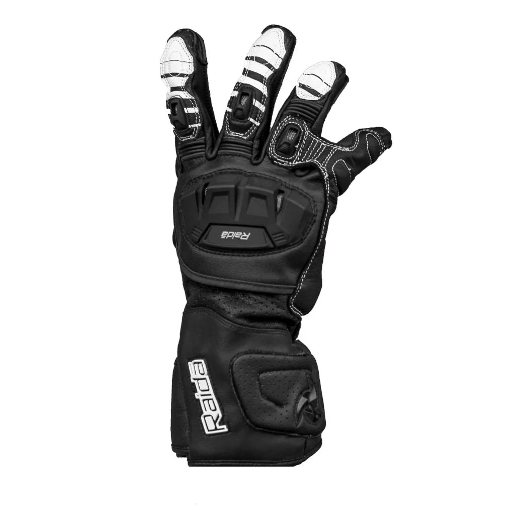 RAIDA AEROPRIX MOTORCYCLE GLOVES | WHITE