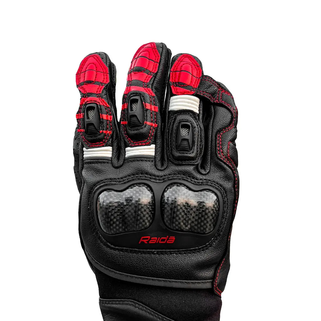 RAIDA AEROPRIX CARBON EDITION GLOVES | RED