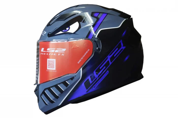 LS2 FF320 BADAS MATT BLACK BLUE