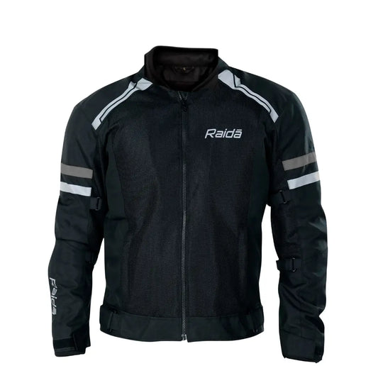 RAIDA BOLT MOTORCYCLE JACKET | BLACK