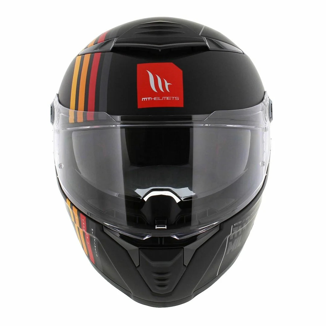 MT THUNDER 4 SV MILL A11 SOLID HELMET -  GLOSS BLACK