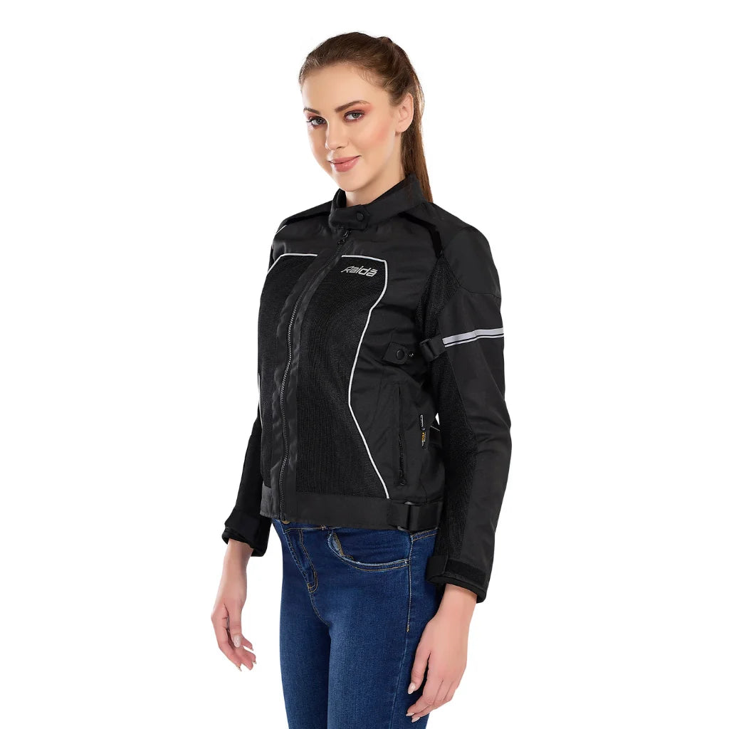 RAIDA EMPRESS WOMEN’S RIDING JACKET - BLACK