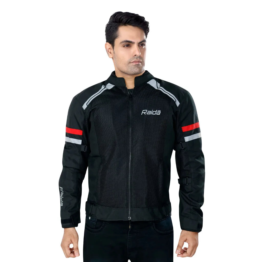 RAIDA TOURER JACKET l BLACK/RED