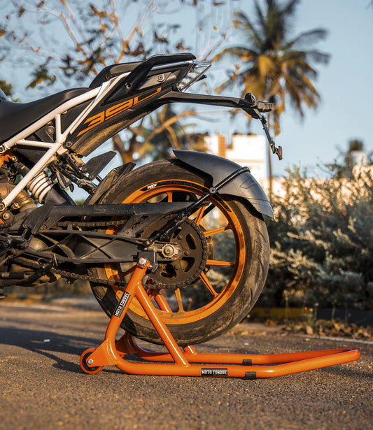 MOTO TORQUE PADDOCK STAND - RED