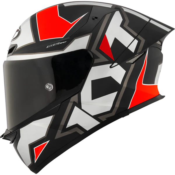 KYT TT REVO HELMET - ELECTRON GREY RED MATT