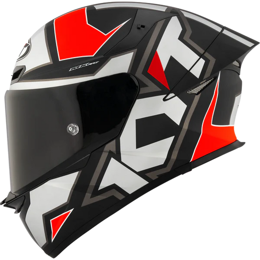 KYT TT REVO HELMET - ELECTRON GREY RED MATT