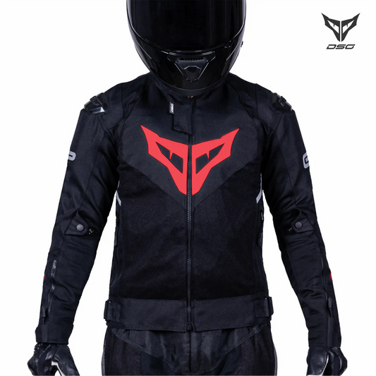 DSG GPX RIDING JACKET - BLACK RED