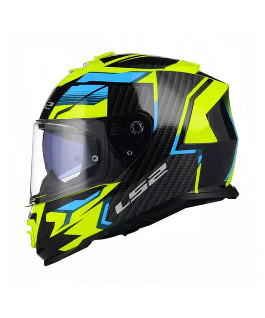 LS2 FF800 STORM II TRACKER 06 HELMET - H-V YELLOW