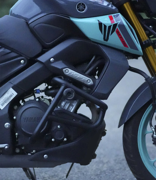 MOTO TORQUE ALPHA- YAMAHA MT-15 CRASH GUARD V2.0 (BLACK)