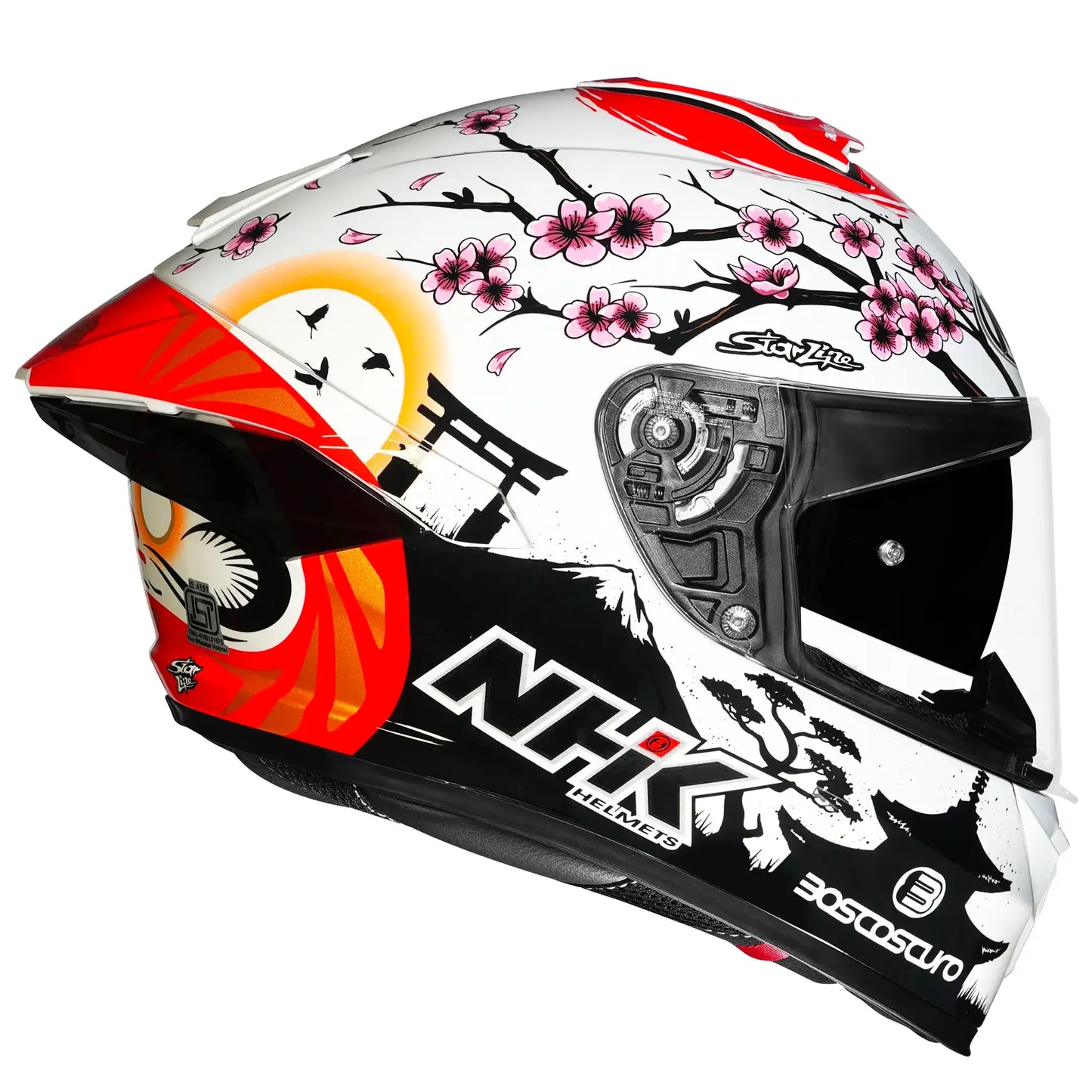 NHK K5R ALONSO LOPEZ #12 GLOSSY HELMET