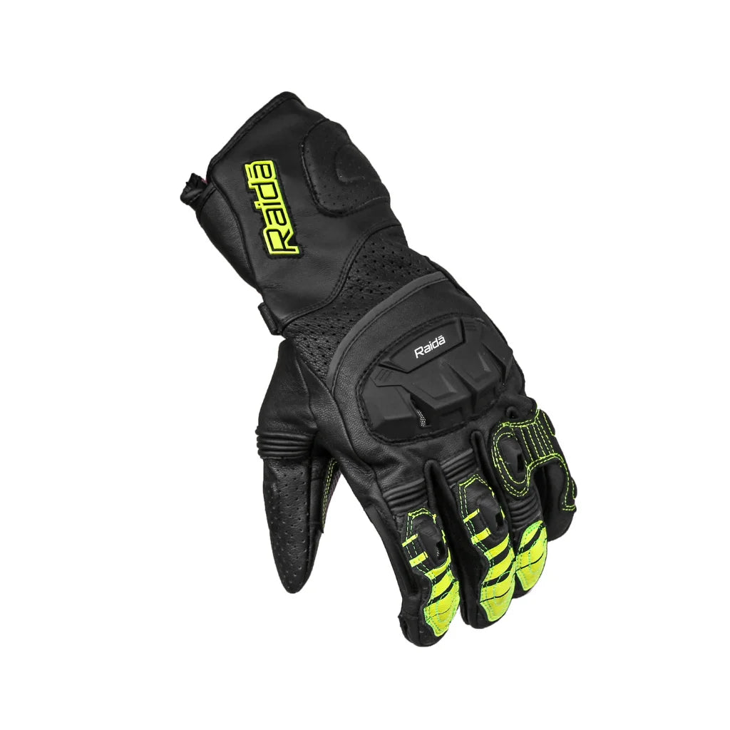 RAIDA AEROPRIX MOTORCYCLE GLOVES | HI-VIZ