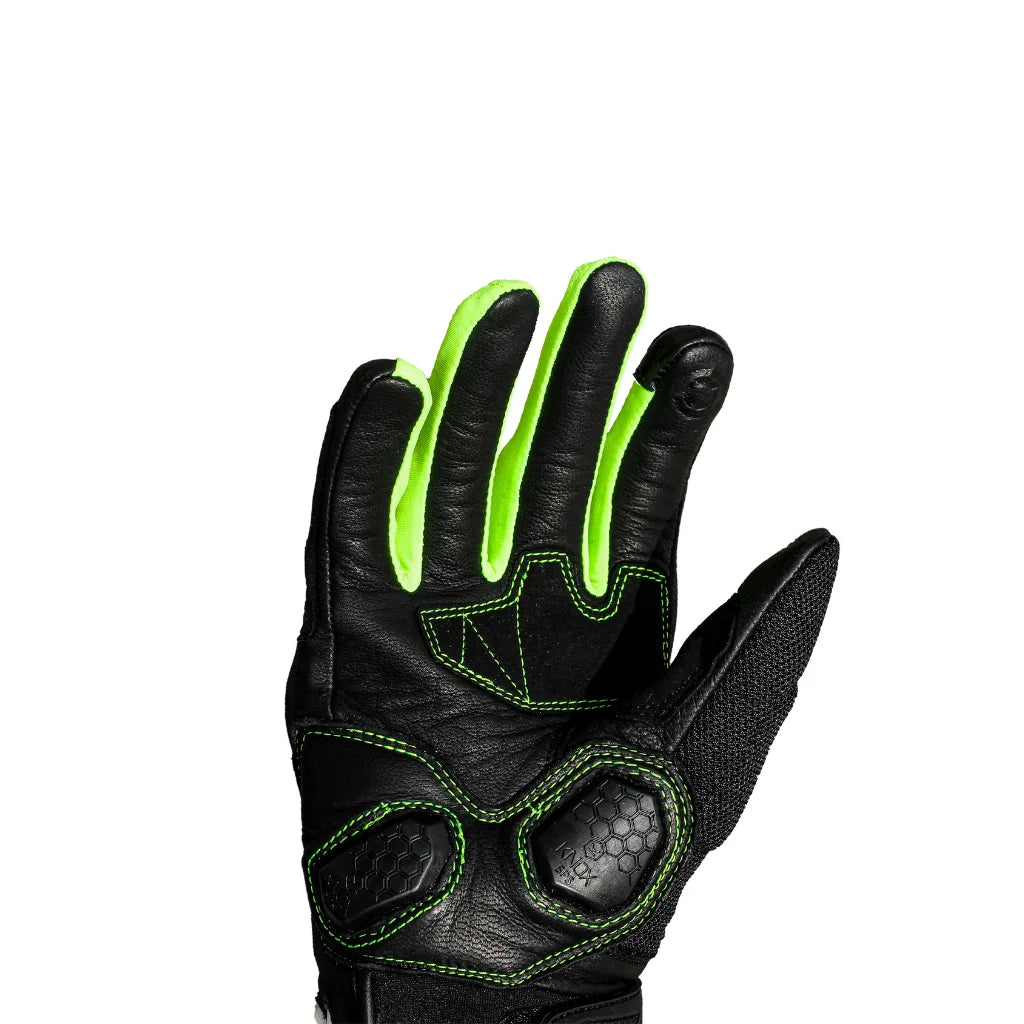 RAIDA AIRWAVE MOTORCYCLE GLOVES | HI-VIZ