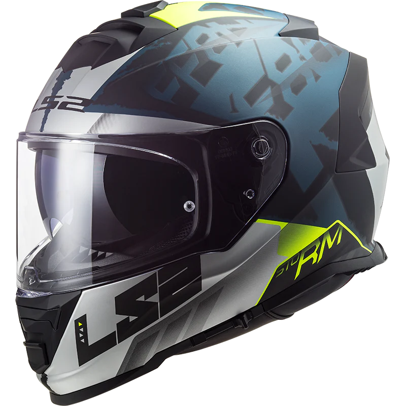 LS2 FF800 STORM HELMET - SPRINTER M.SILVER COBALT 06
