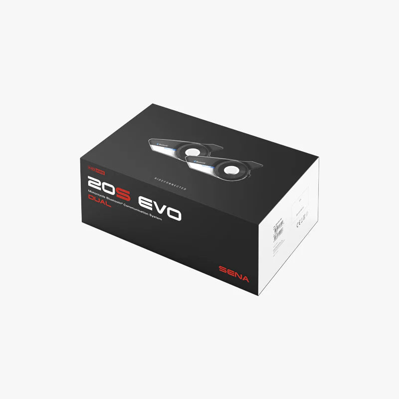 SENA 20S EVO BLUETOOTH COMMUNICATION SYSTEM & HD SPEAKERS DUAL PACK
