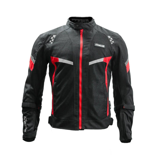 RAIDA BOLT MOTORCYCLE JACKET | RED