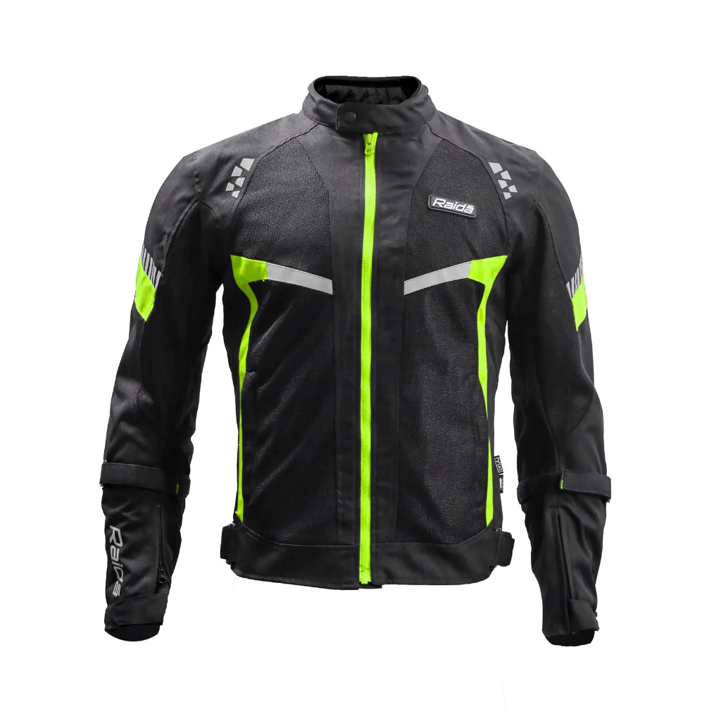 RAIDA BOLT MOTORCYCLE JACKET - HI-VIZ