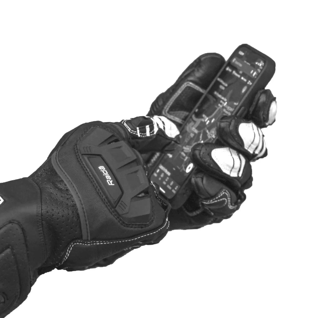 RAIDA AEROPRIX MOTORCYCLE GLOVES | WHITE