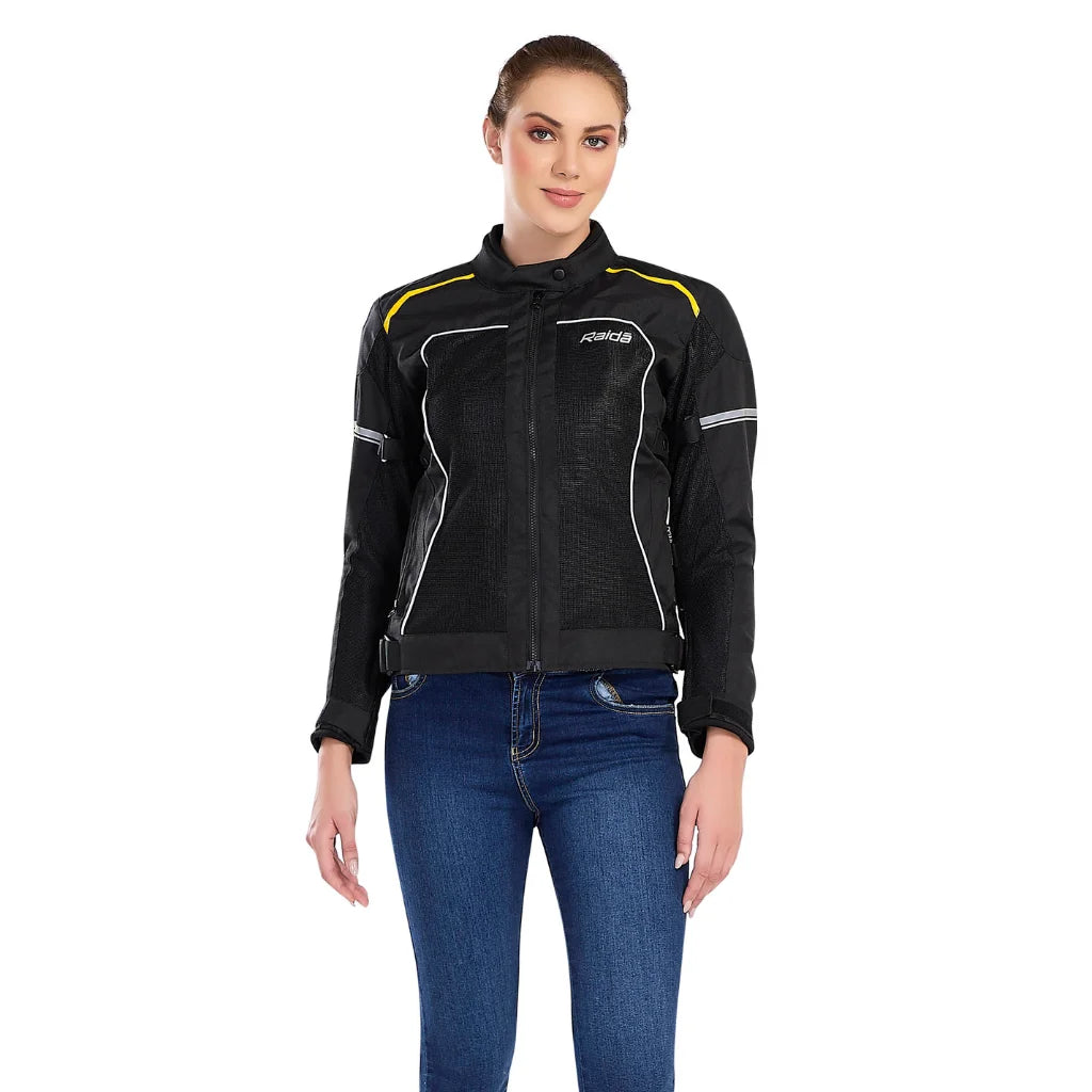 RAIDA EMPRESS WOMEN’S RIDING JACKET - HIVIZ
