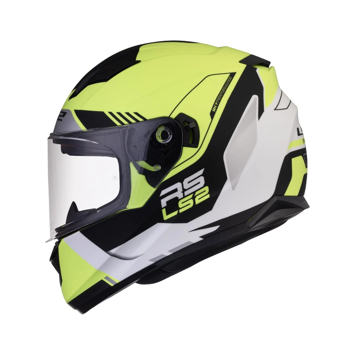 LS2 FF320 STREAM EVO XPLORER WHITE HI-VIZ YELLOW