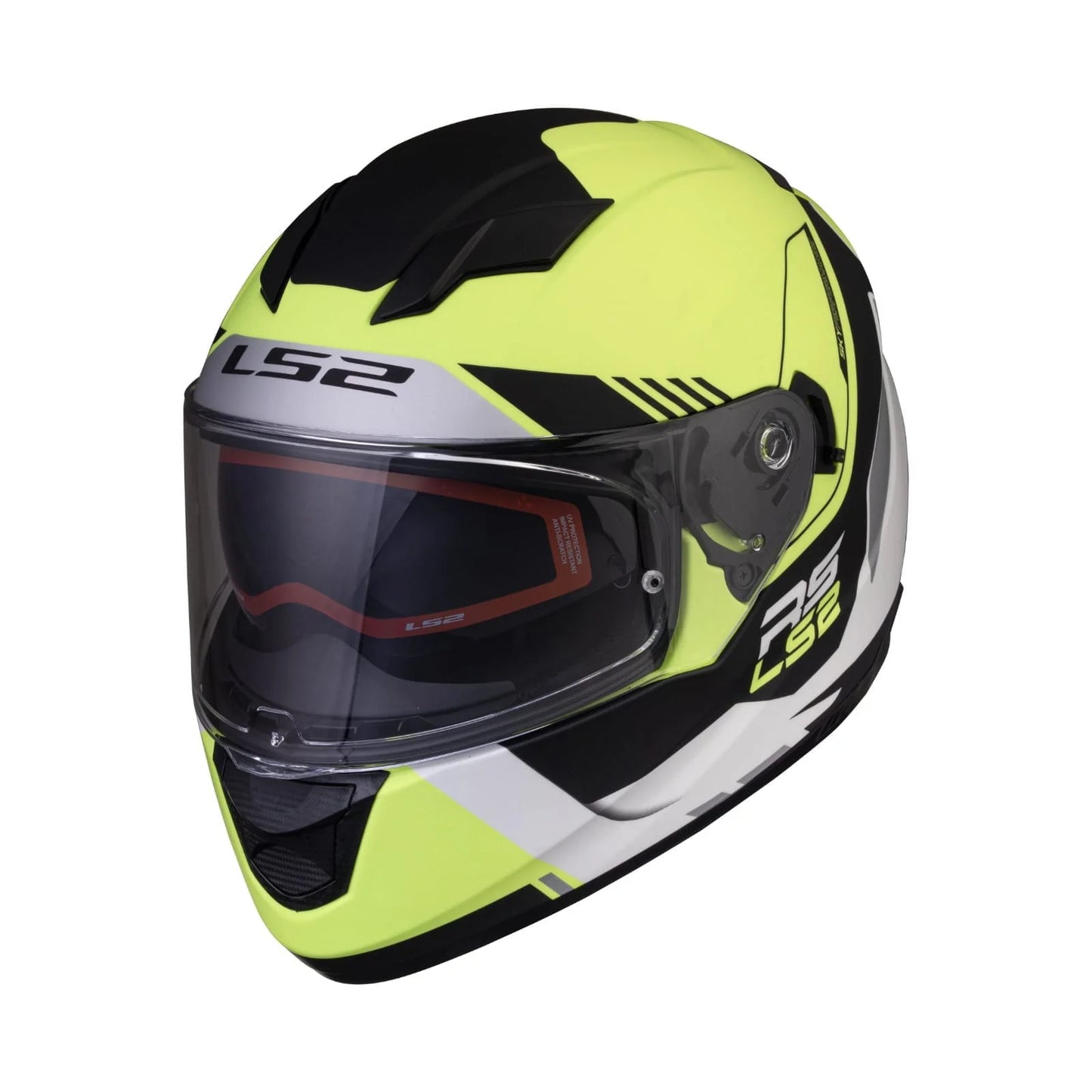 LS2 FF320 STREAM EVO XPLORER MATT WHITE HI-VIZ YELLOW WITH PINLOCK