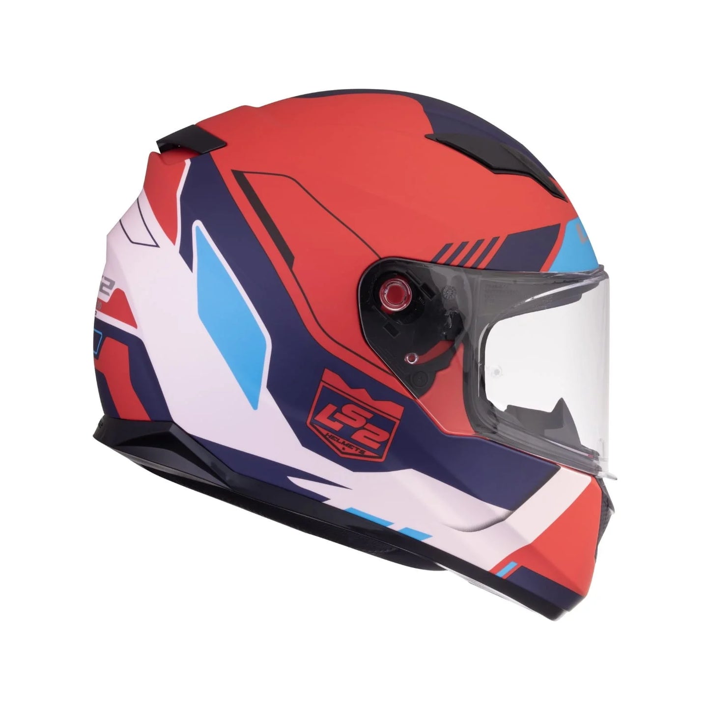 LS2 FF320 STREAM EVO XPLORER MATT WHITE RED