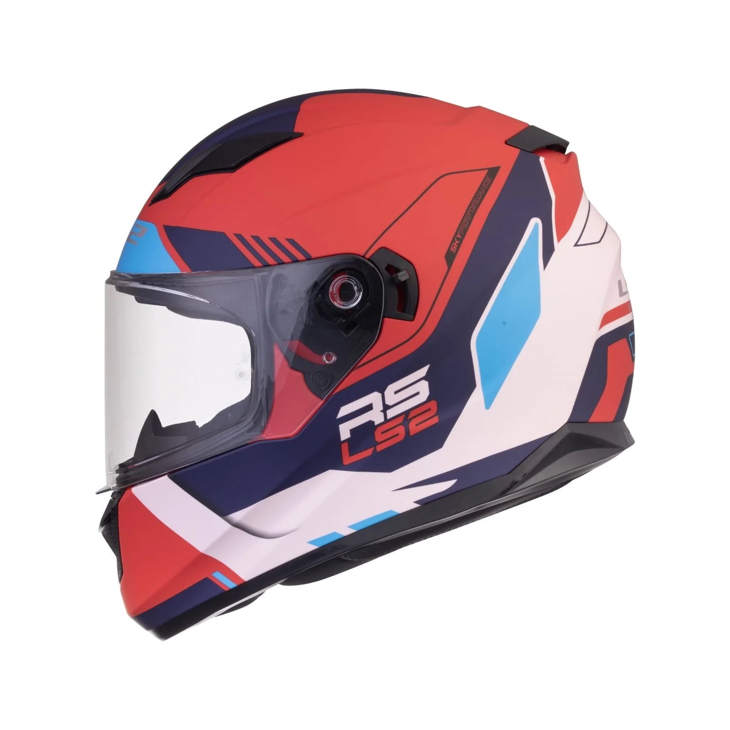 LS2 FF320 STREAM EVO XPLORER MATT WHITE RED