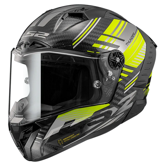 LS2 FF805 THUNDER CARBON VOLT GLOSS BLACK H-V YELLOW-06