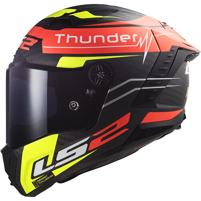 LS2 FF805 THUNDER ATTACK MATT RED H-V YELLOW-06